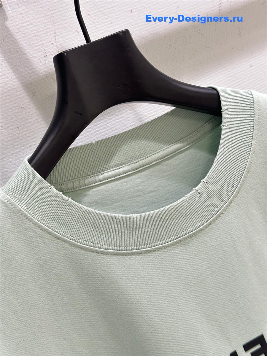 Givenchy Mint Green Logo T-Shirt