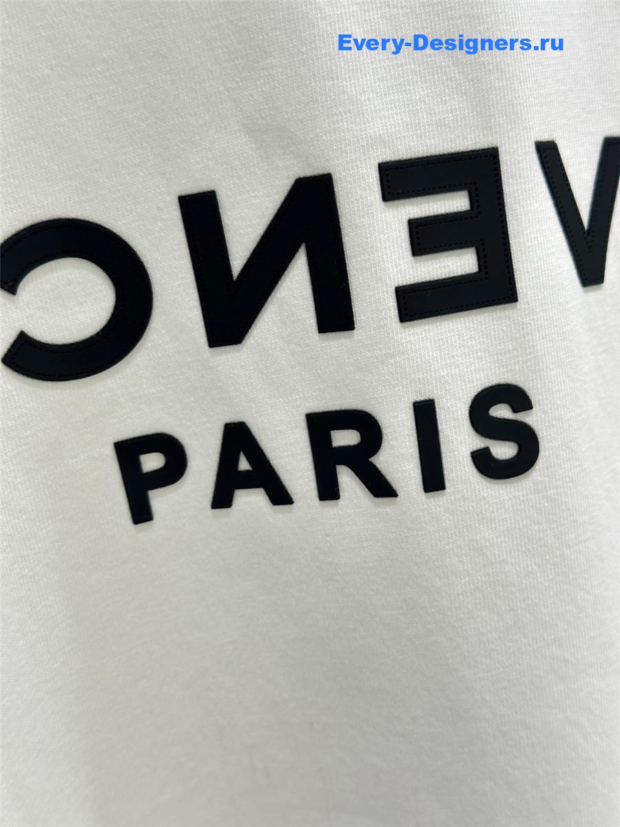 Givenchy Mint White Logo Tee