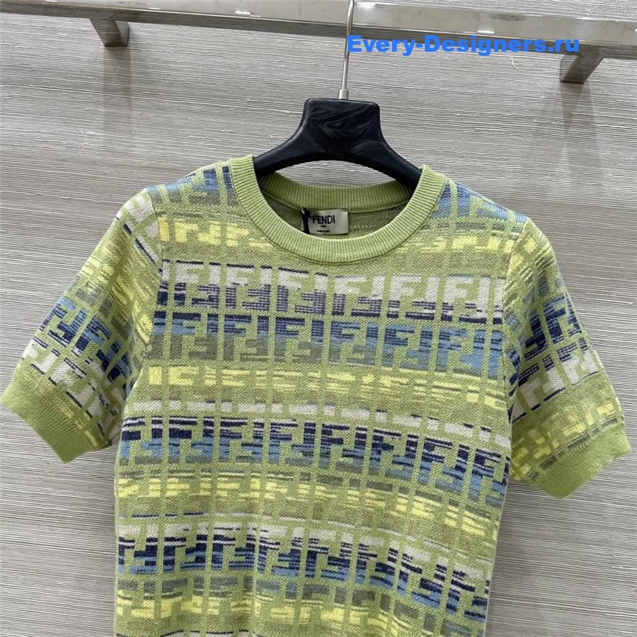F**di colorful ff knit top