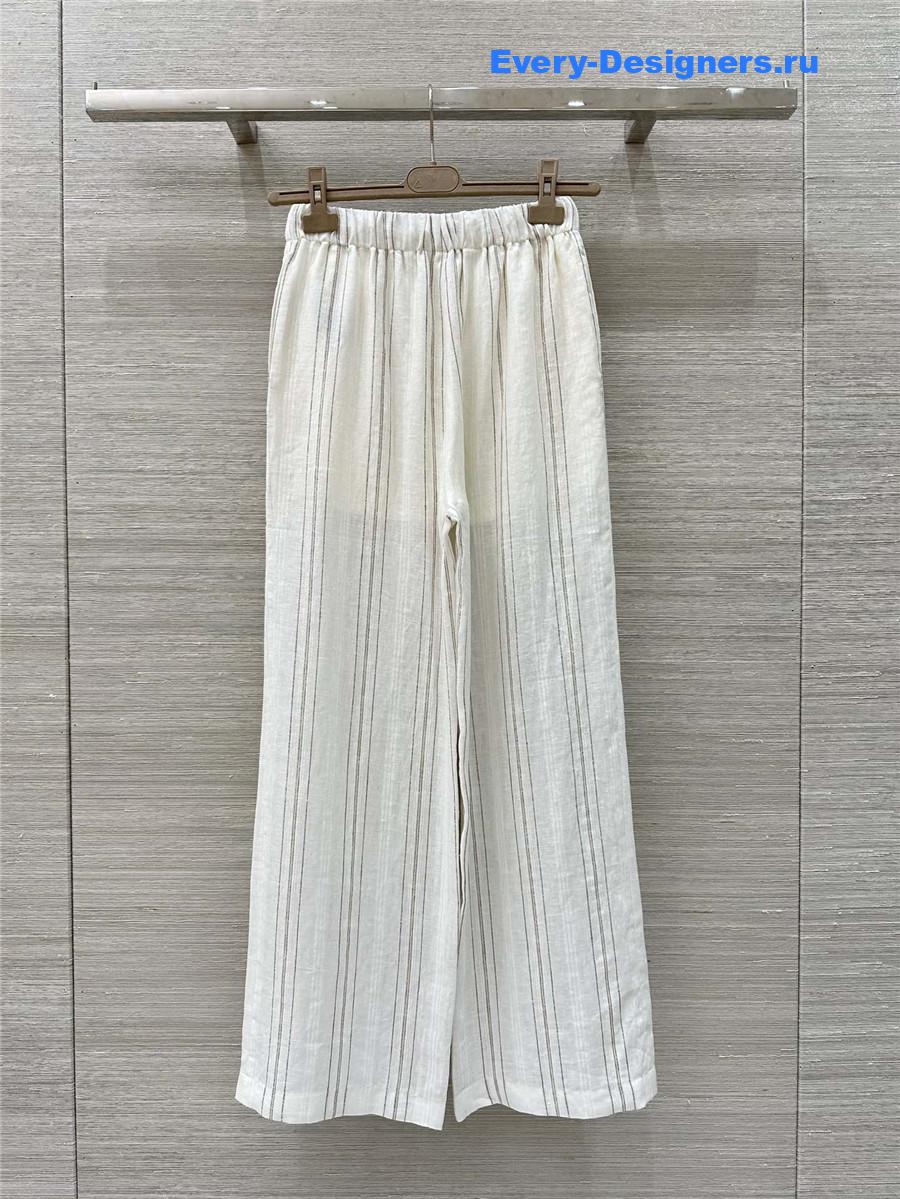 L0r0 P1ana linen-blend wide-leg pants