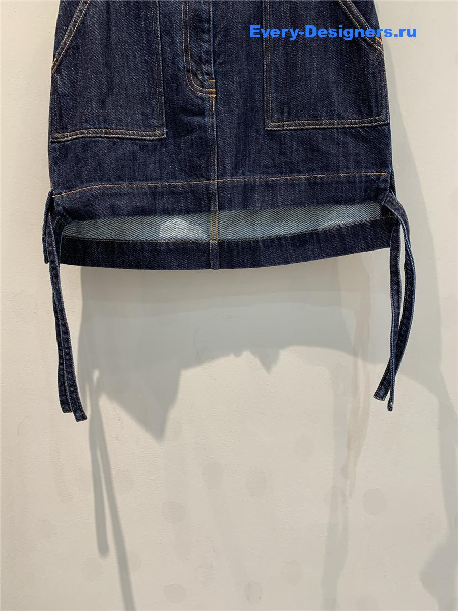 L0ew* workwear denim skirt