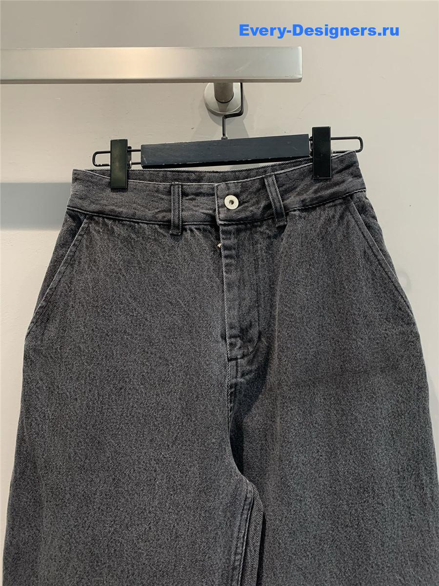 L0ew* grey anagram baggy jeans