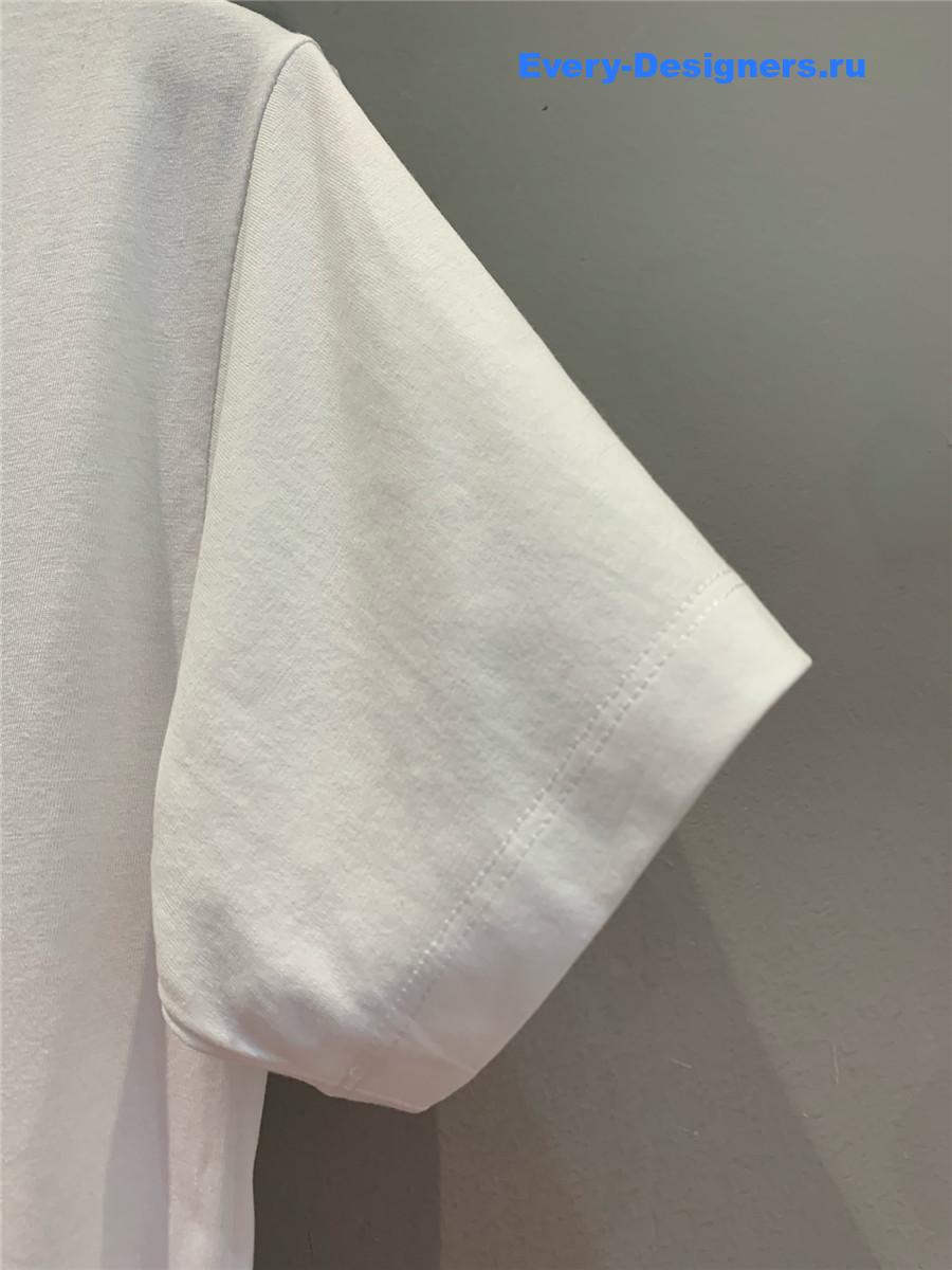 l0vis Vvtt0n white logo t-shirt