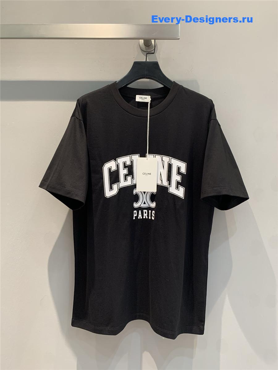 Ce1i*e paris loose black t-shirt