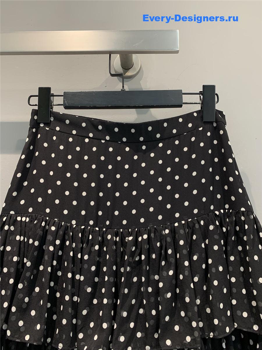 Va1e*ntin0 polka dot mini skirt