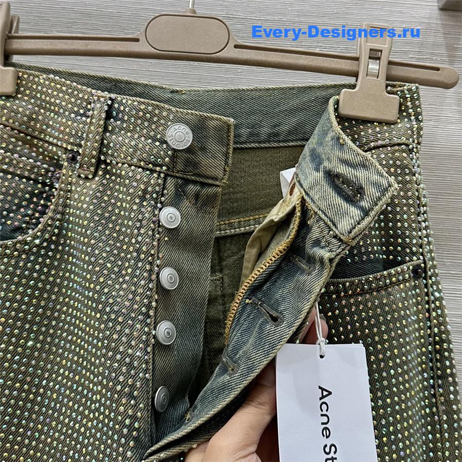 Acne Studios Crystal Stud Jeans