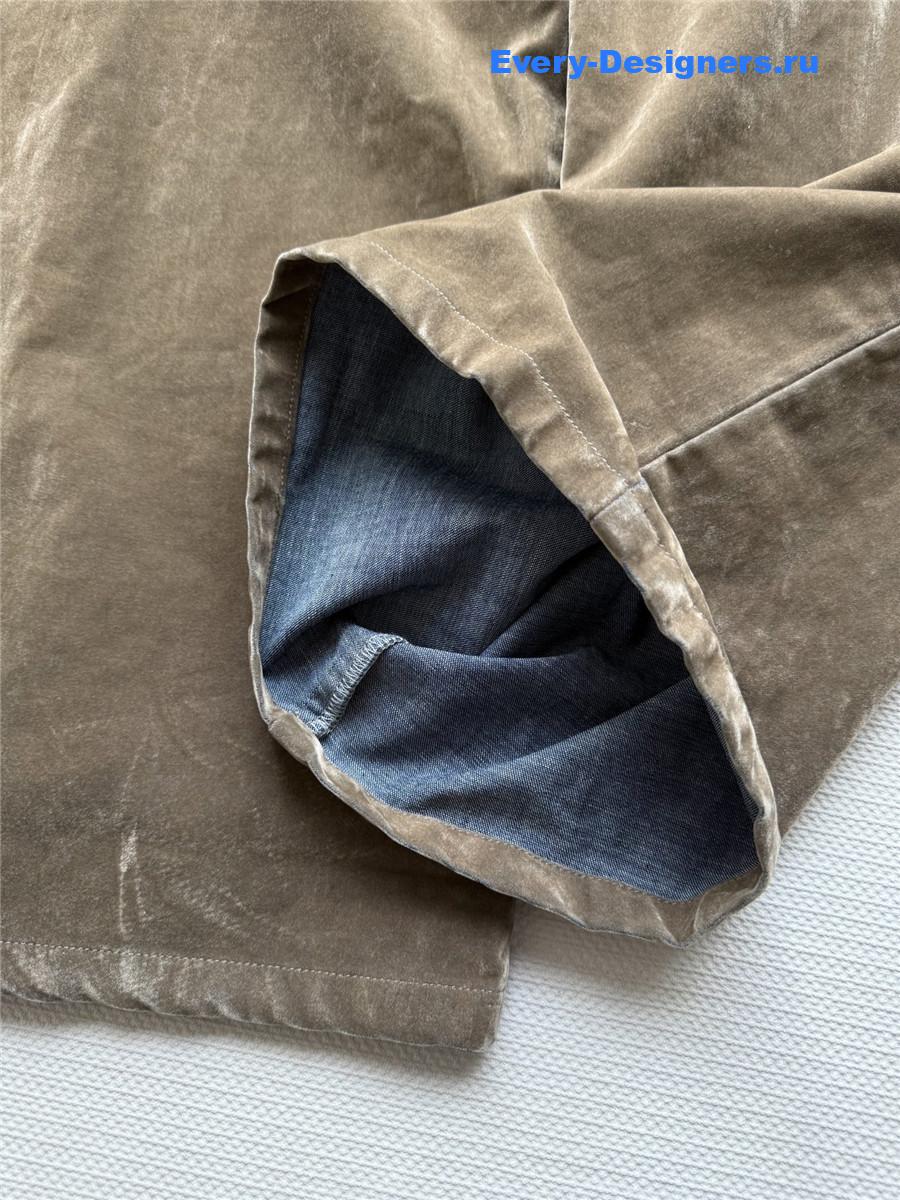 Miu Miu Brown Velvet Jeans