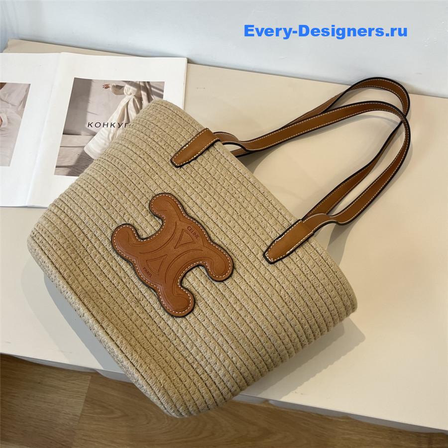 Ce1i*e straw raffia bag