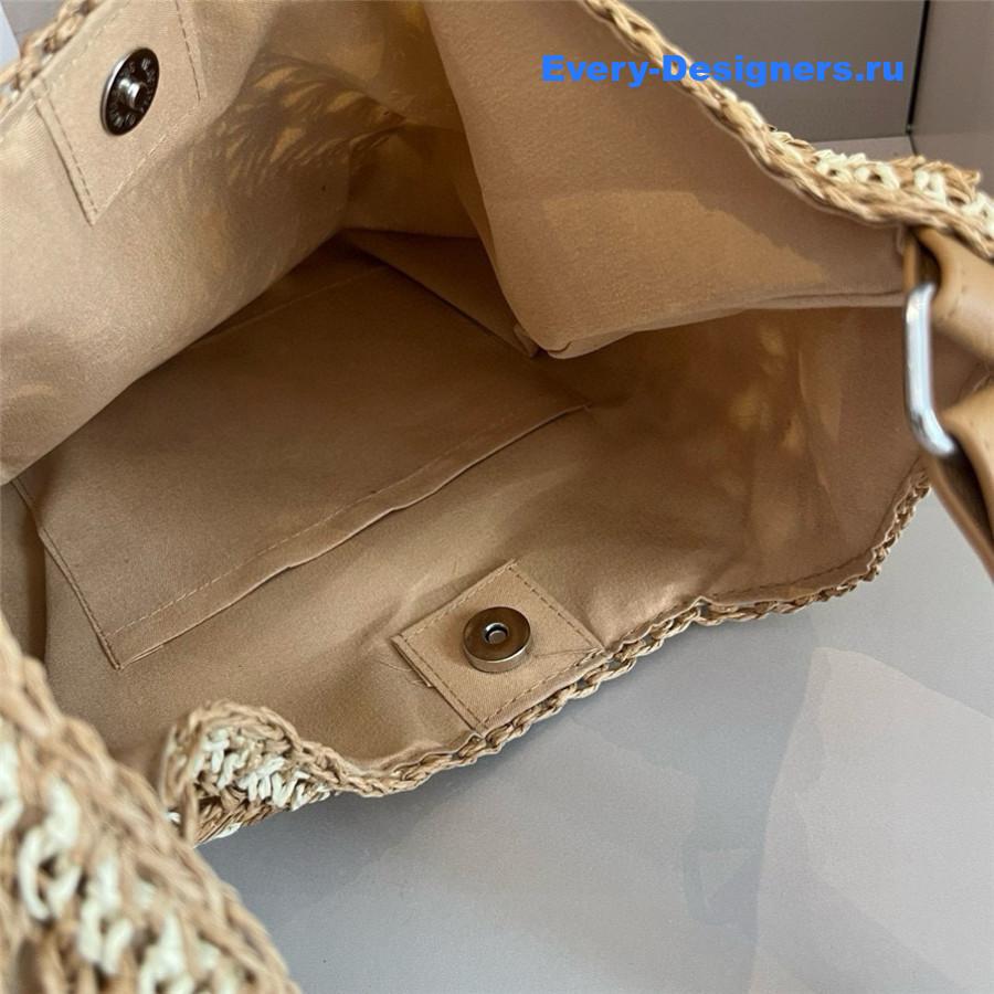 Miu Miu Woven Straw Crochet Bag