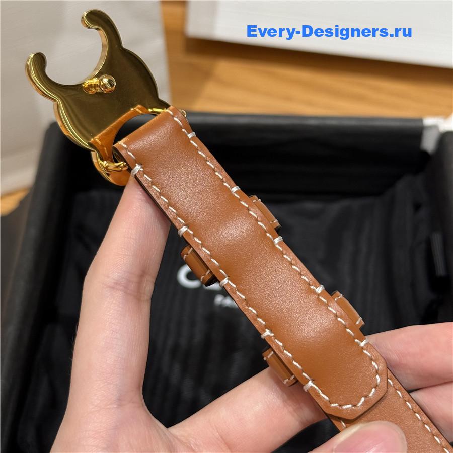 Ce1i*e arc de triomphe brown belt