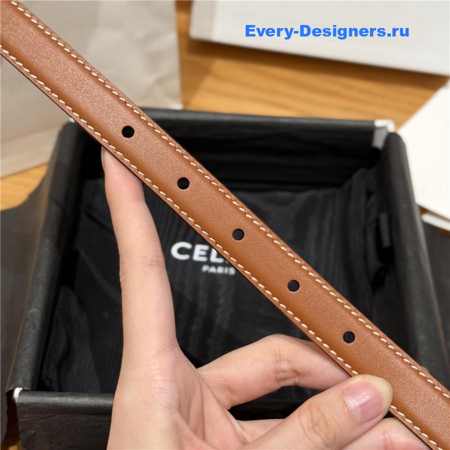 Ce1i*e arc de triomphe brown belt