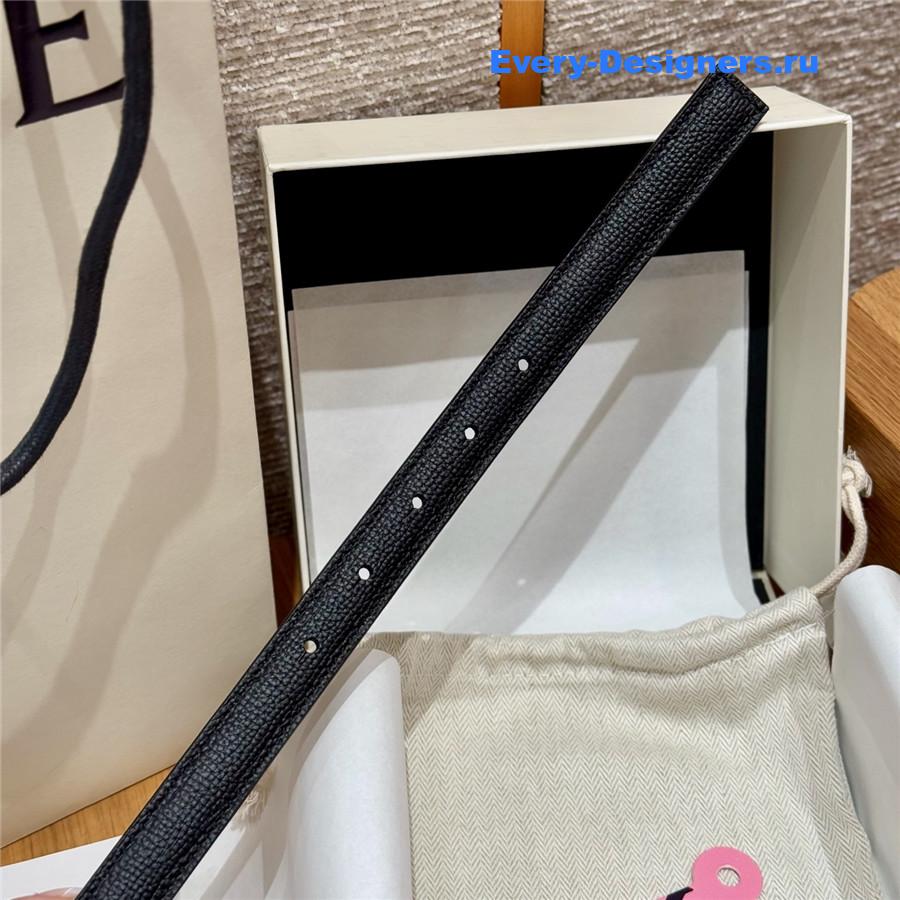 L0ew* black calfskin belt