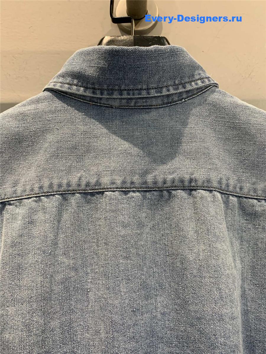 Miu Miu Cropped Denim Shirt