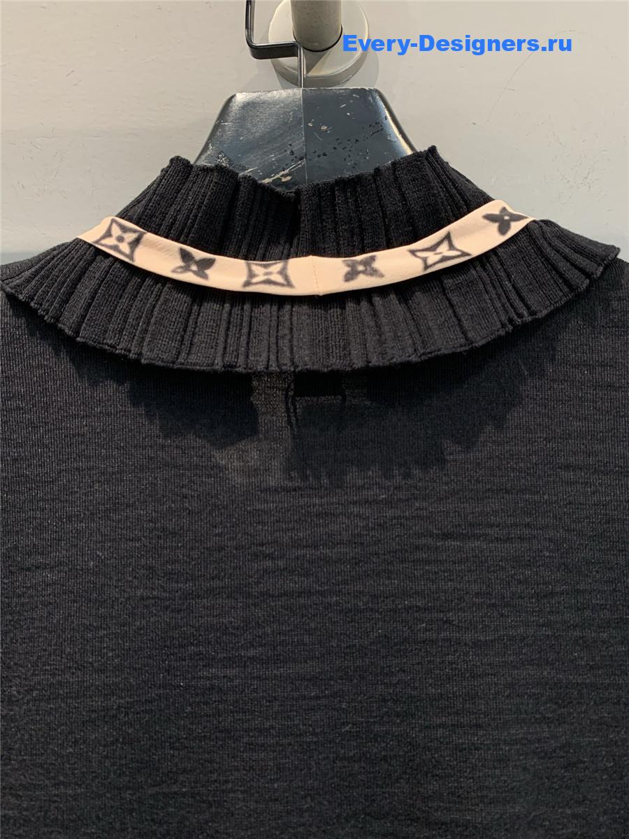 l0vis Vvtt0n logo ribbon black short sleeves