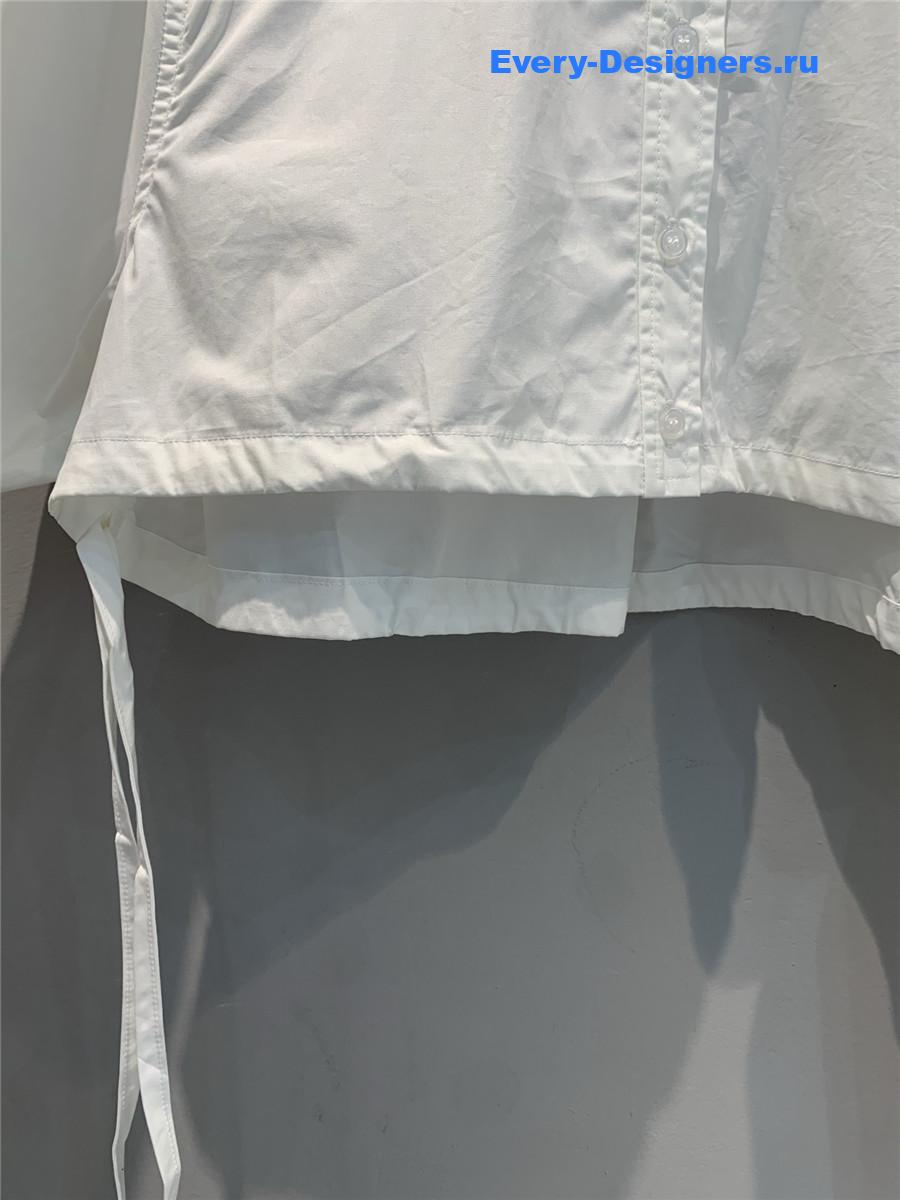 A1exa*der wang white cropped shirt