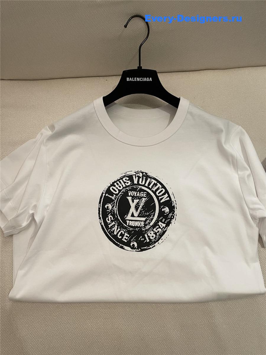l0vis Vvtt0n lv stamp t-shirt