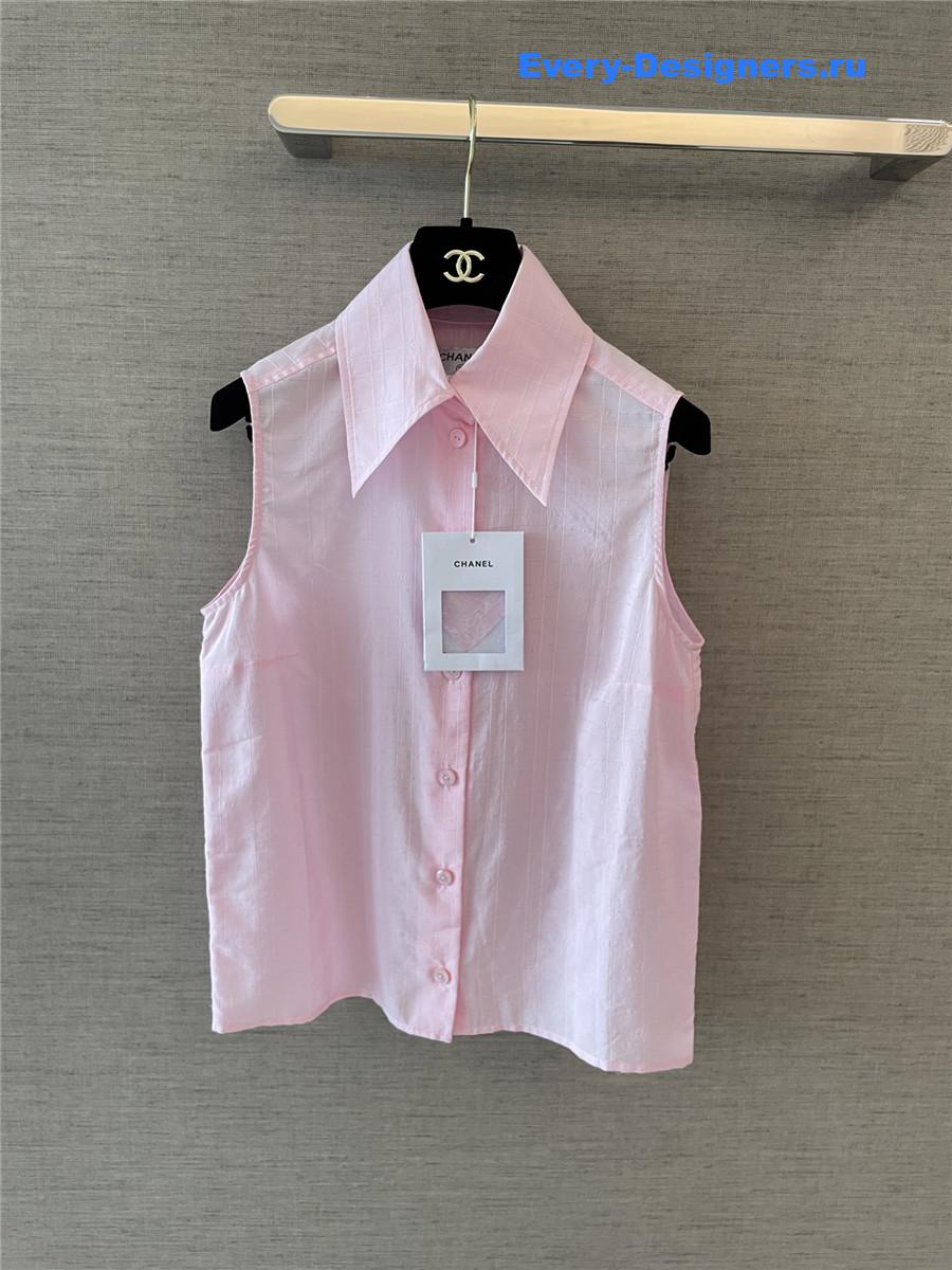 Ch**el pink vest shirt