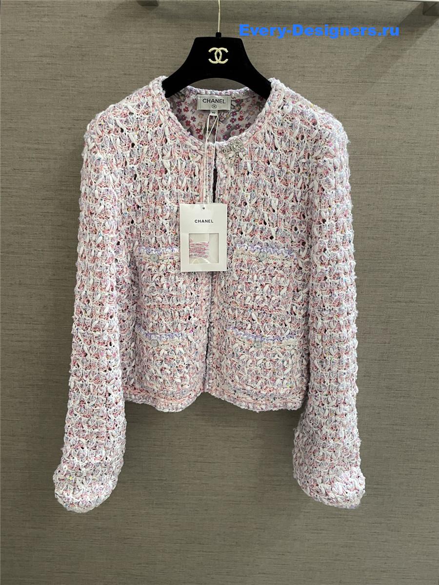 Ch**el colorful yarn cardigan