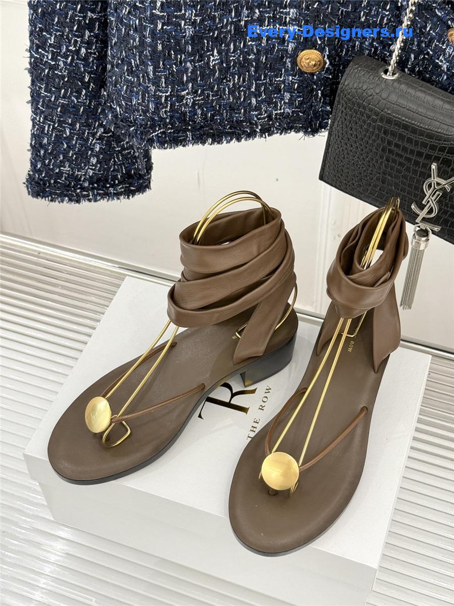 The R0w leather thong sandals