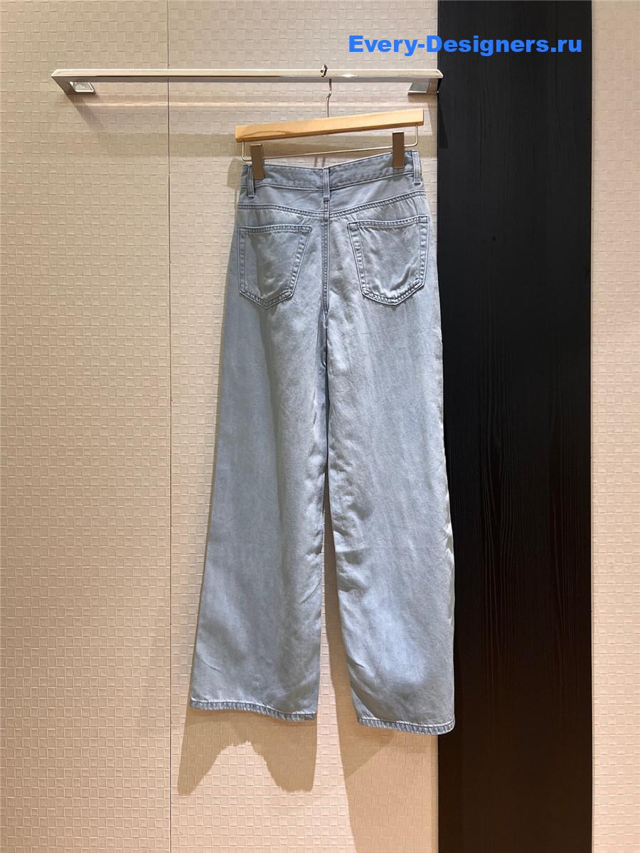 The R0w light blue wide leg jeans