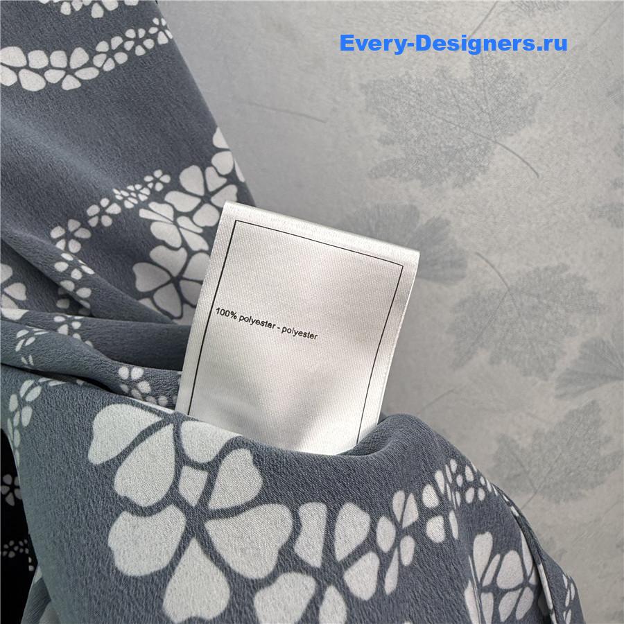 Ch**el black white voile dress