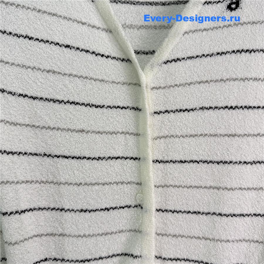 Gvc*1 white striped sleeveless dress