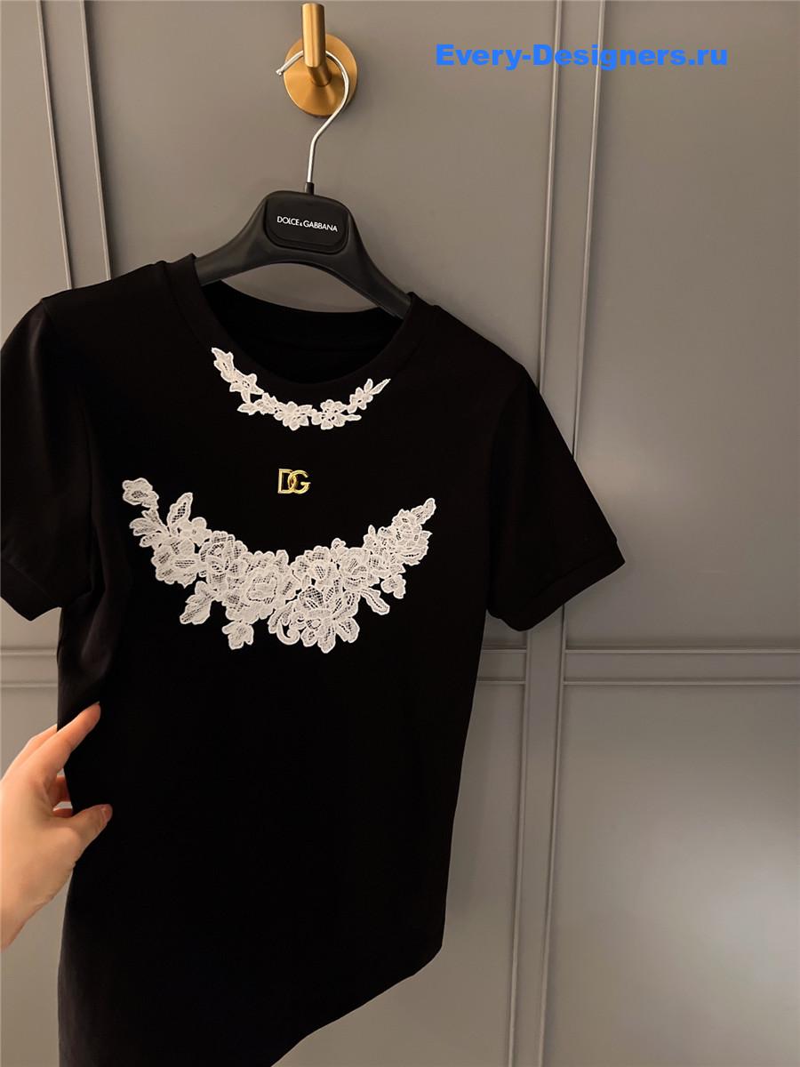Dolce & Gabbana DG Logo T-Shirt  Black