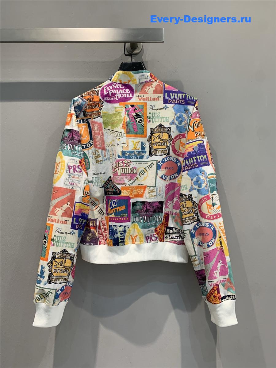 l0vis Vvtt0n reversible bomber jacket
