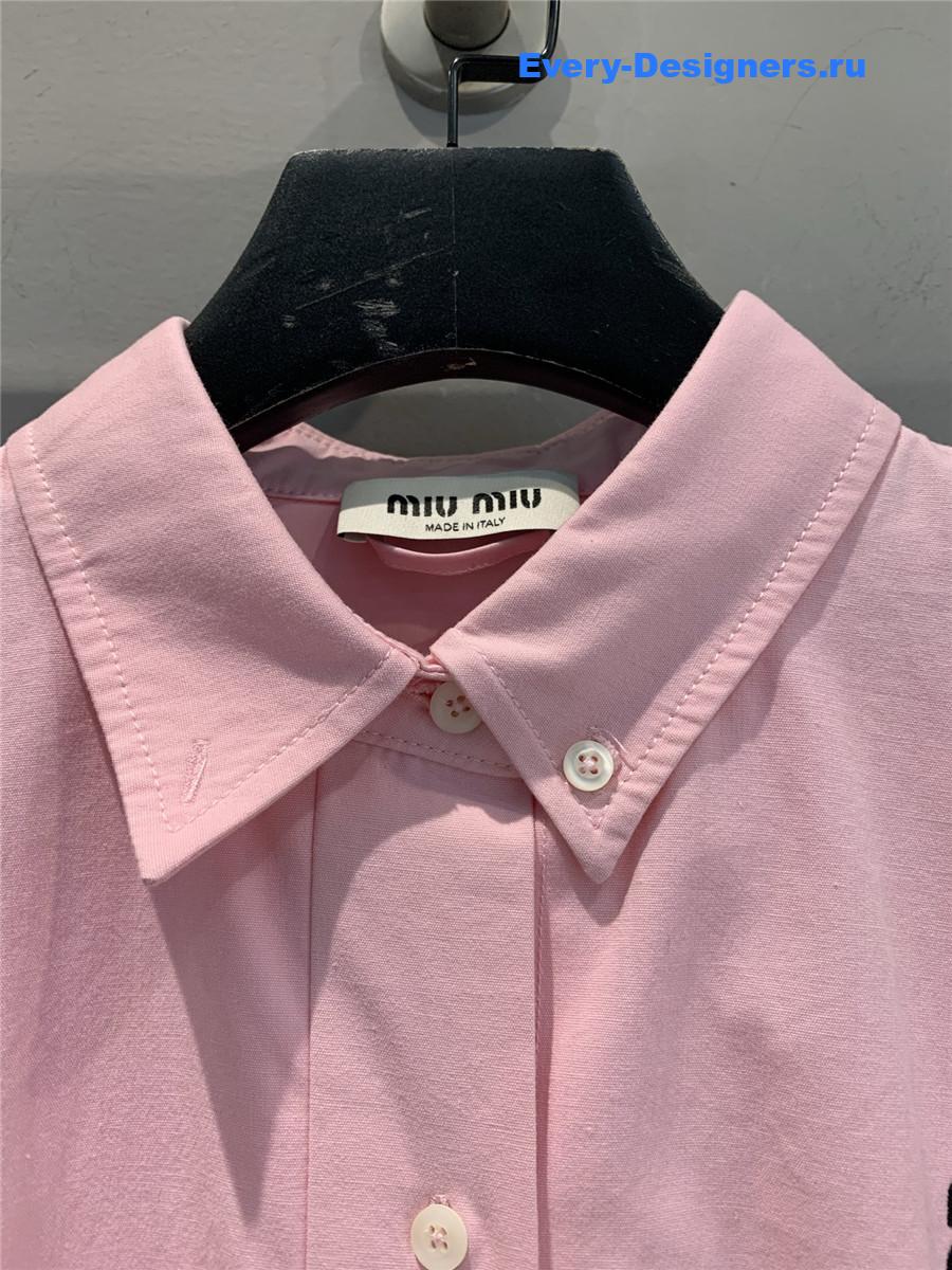 Miu Miu Pink Blouson Jacket