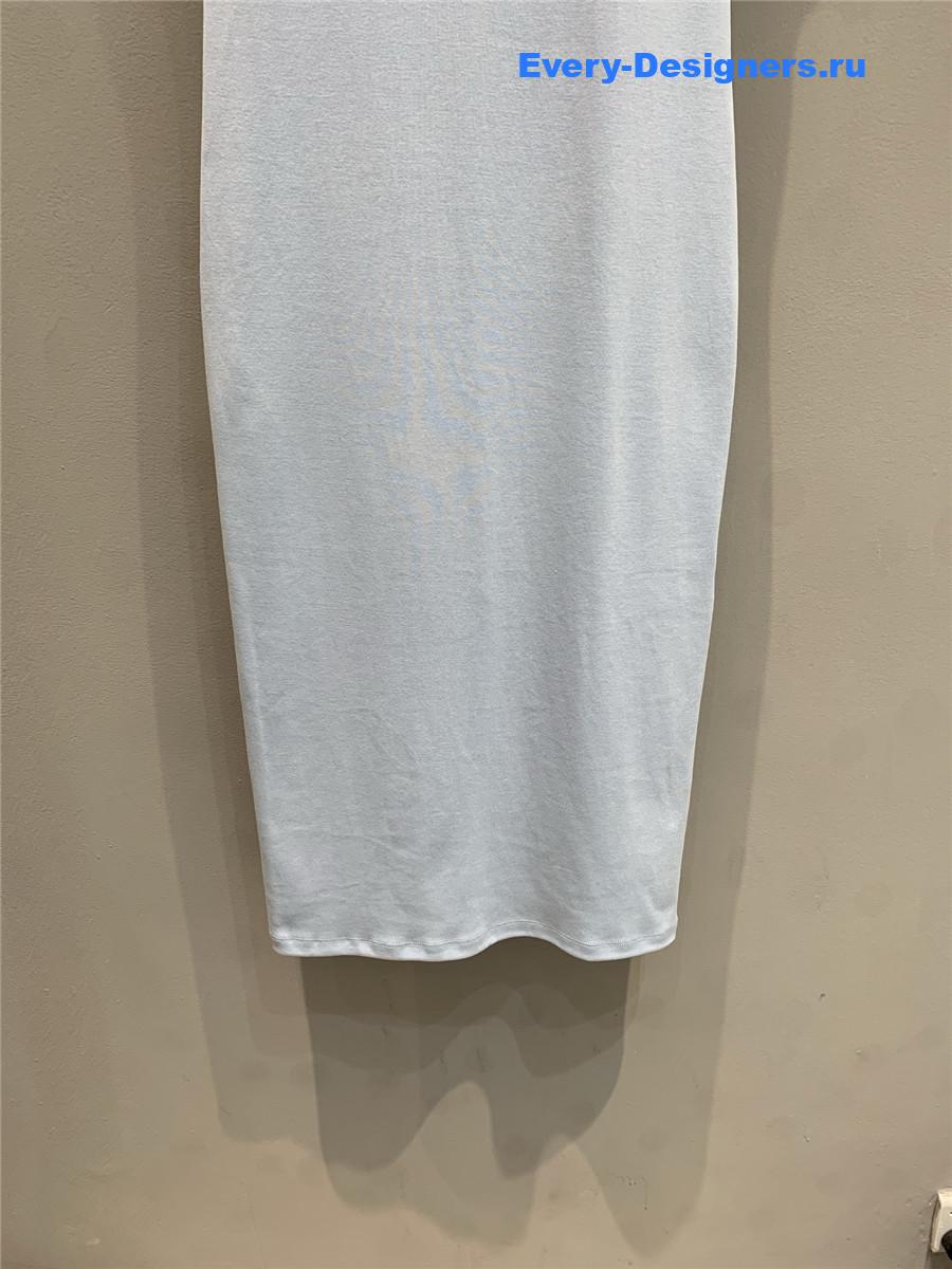 Pra*a light blue vest dress