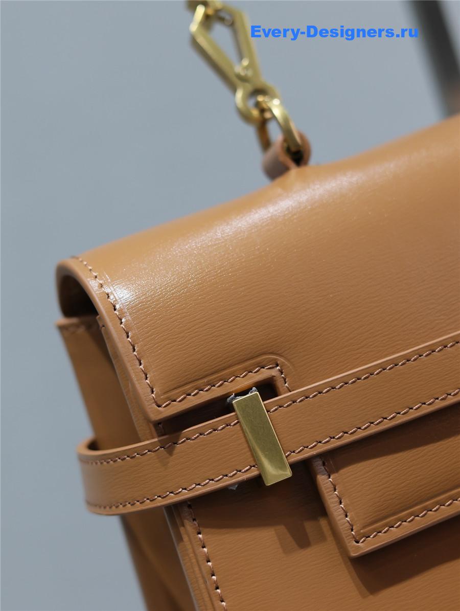 Sa1nt Lau*nt manhattan shoulder bag brown