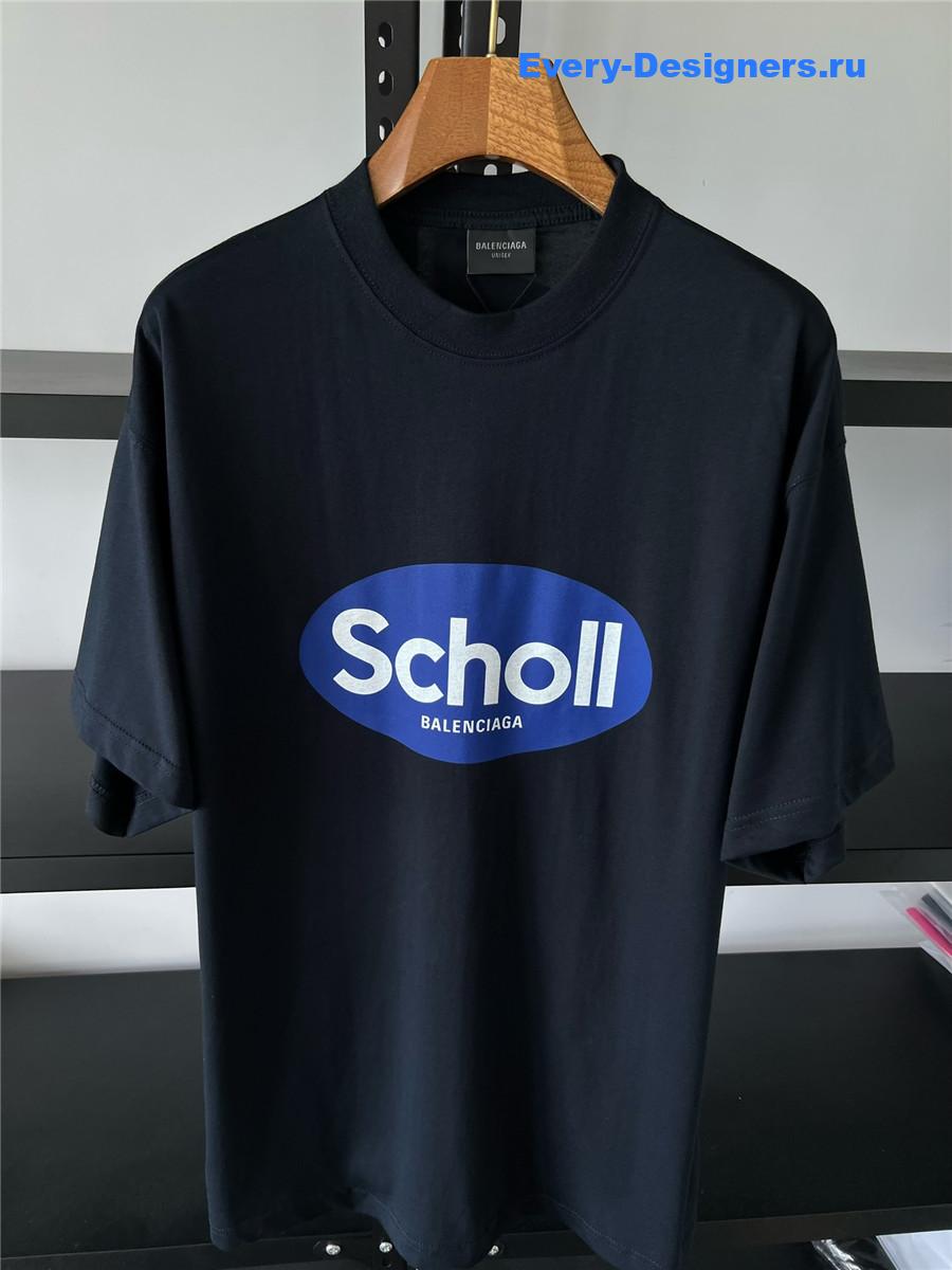 Ba1en*iaga black sponsor logo tee