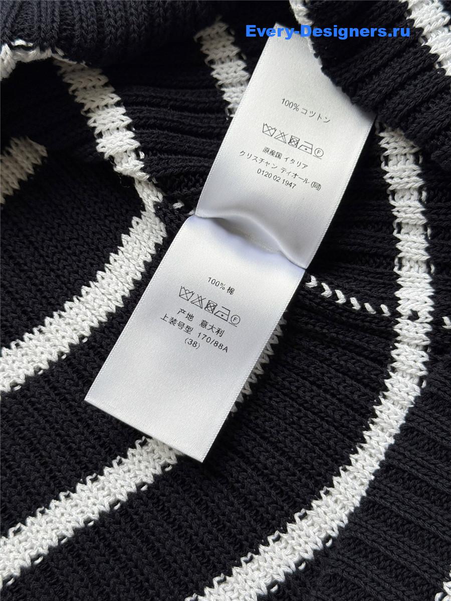 D10r D10riviera striped sweater