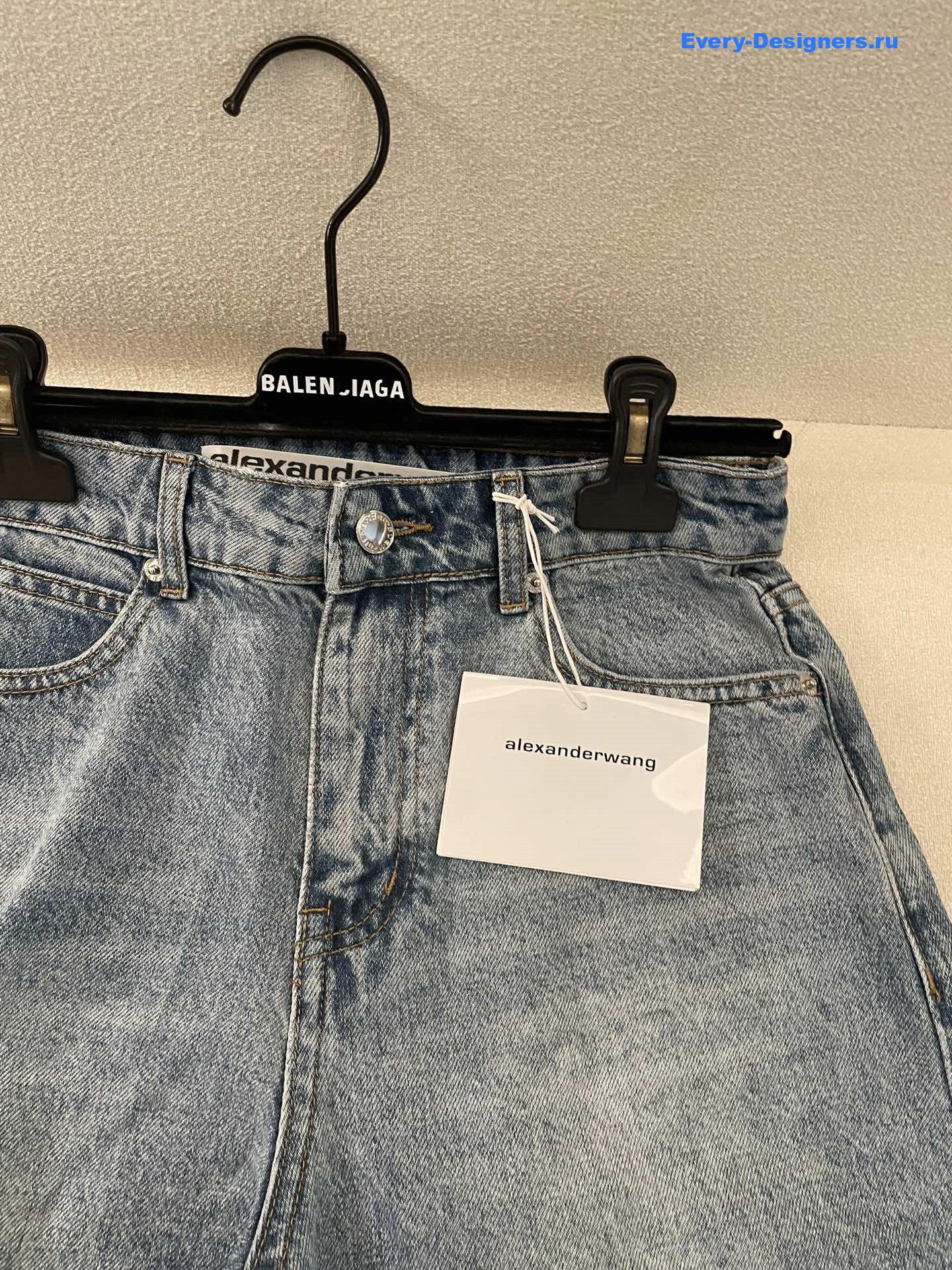 A1exa*der wang rhinestone shorts