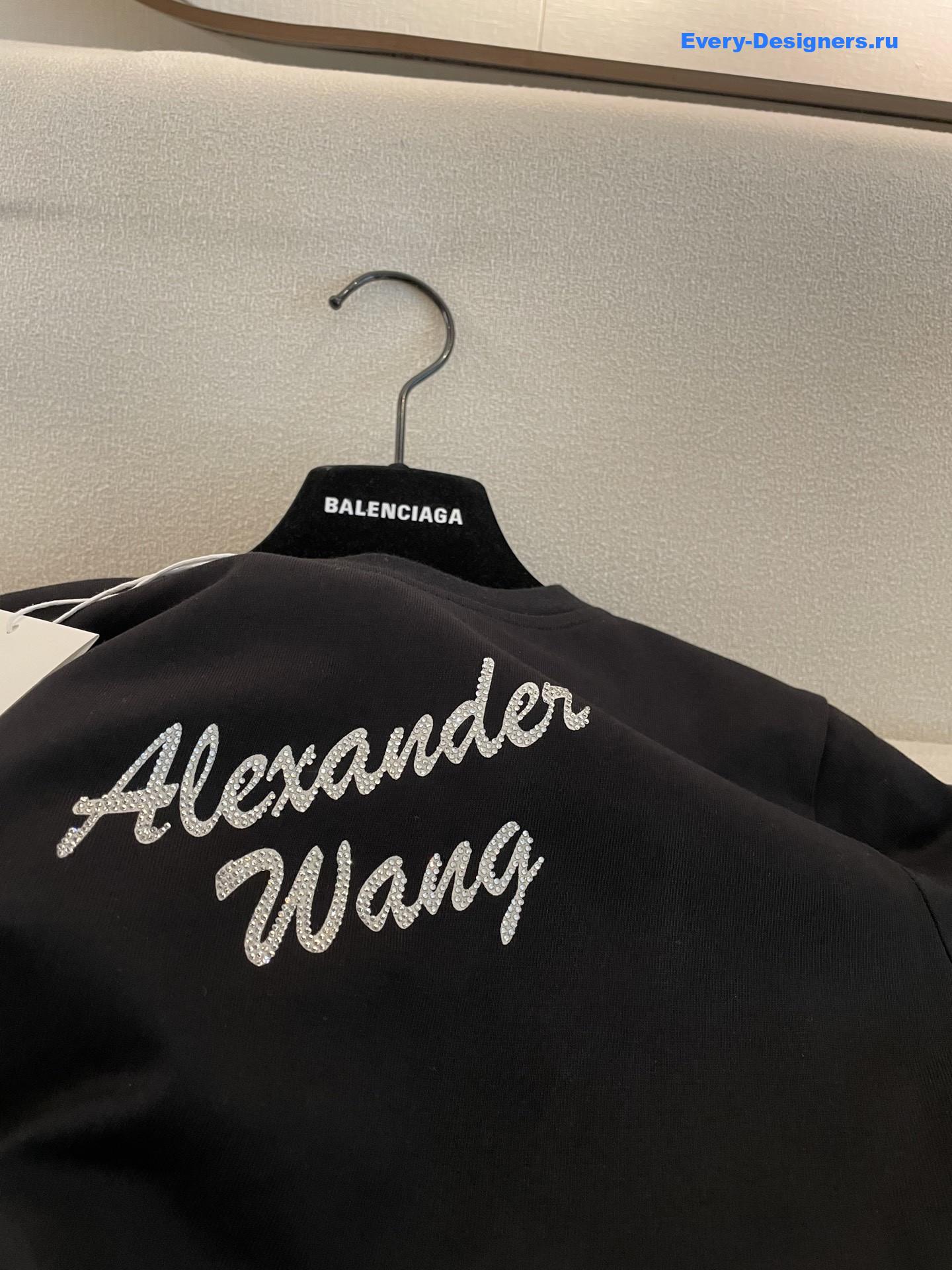 A1exa*der wang crystal logo tee