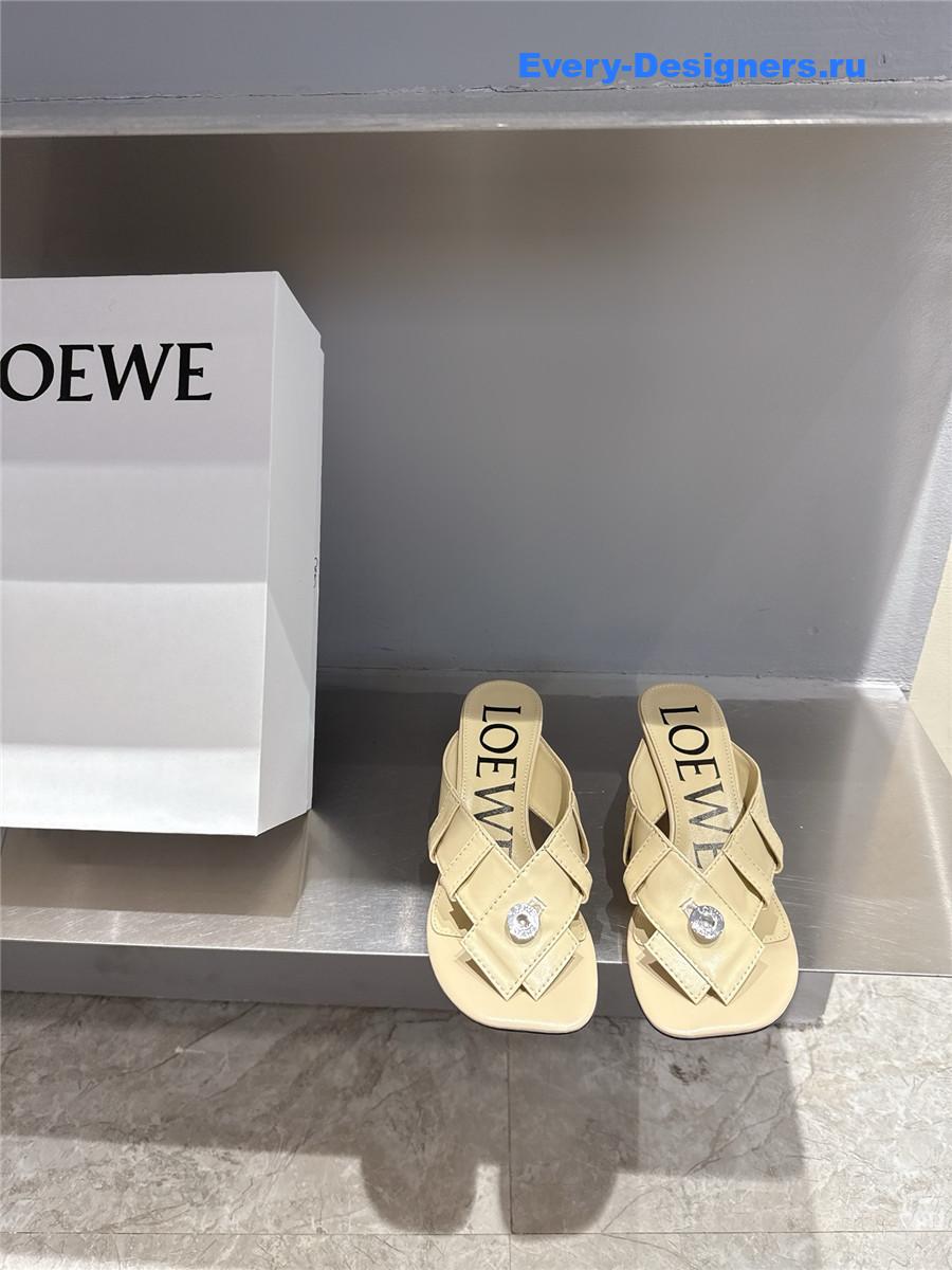 L0ew* beige toy panta sandals