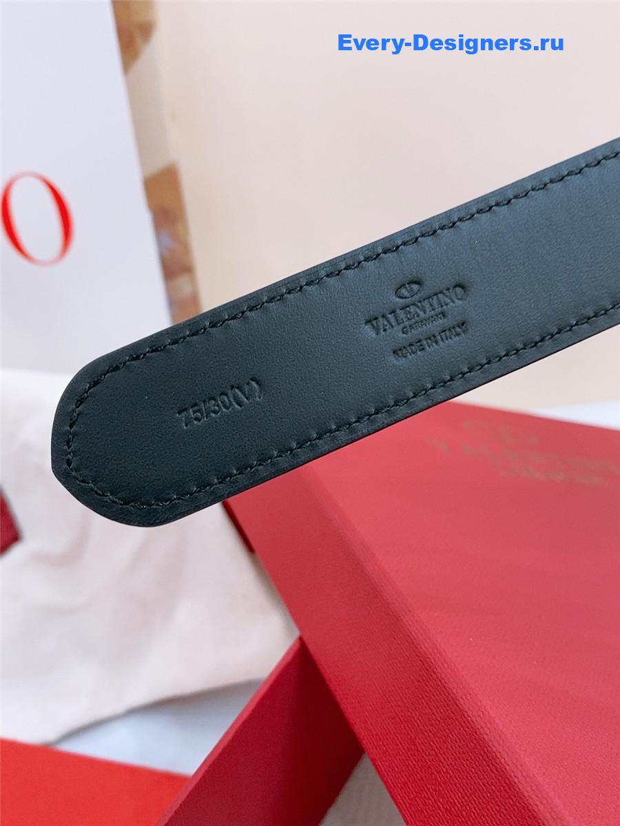 Va1e*ntin0 nano stripe belt