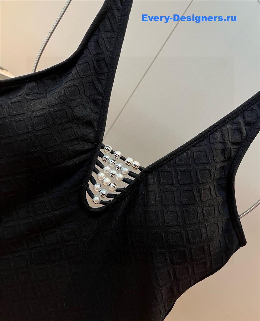 Ch**el black coco one-piece swimsuit