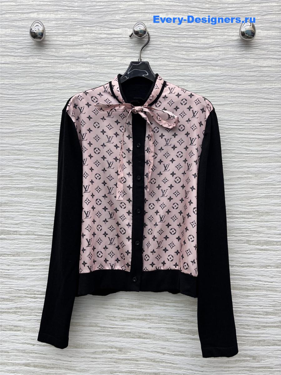l0vis Vvtt0n monogram cardigan