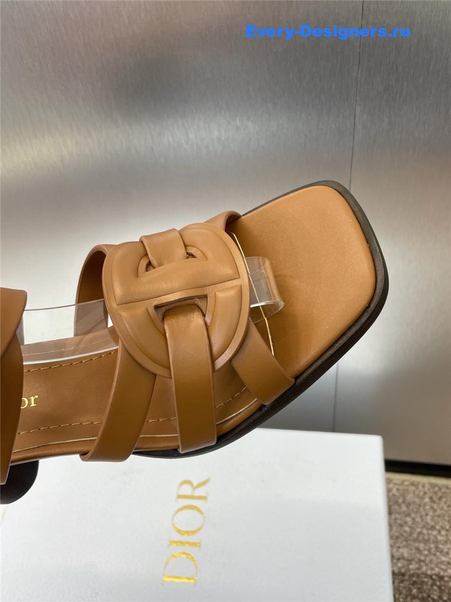 D10r d-club brown heeled sandal