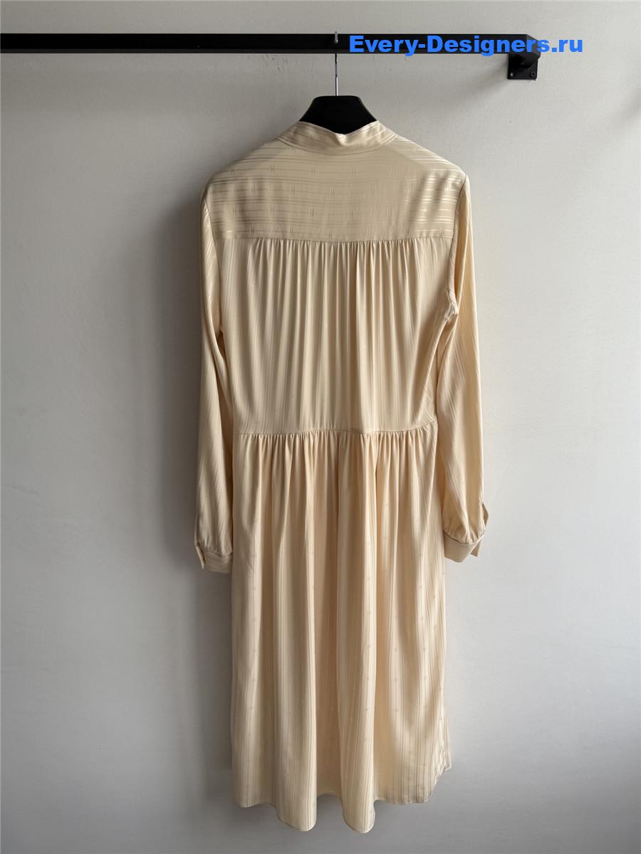 Ce1i*e lavallière silk dress