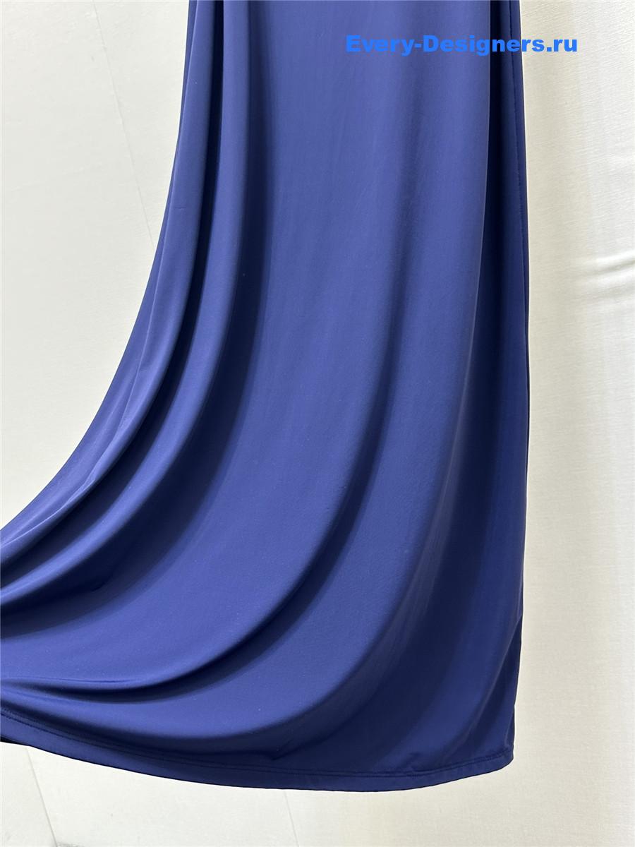 Miu Miu Striped Midi-Dress