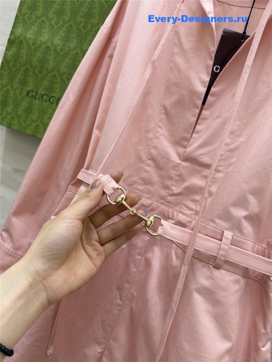 Gvc*1 pink lace-up jumpsuit