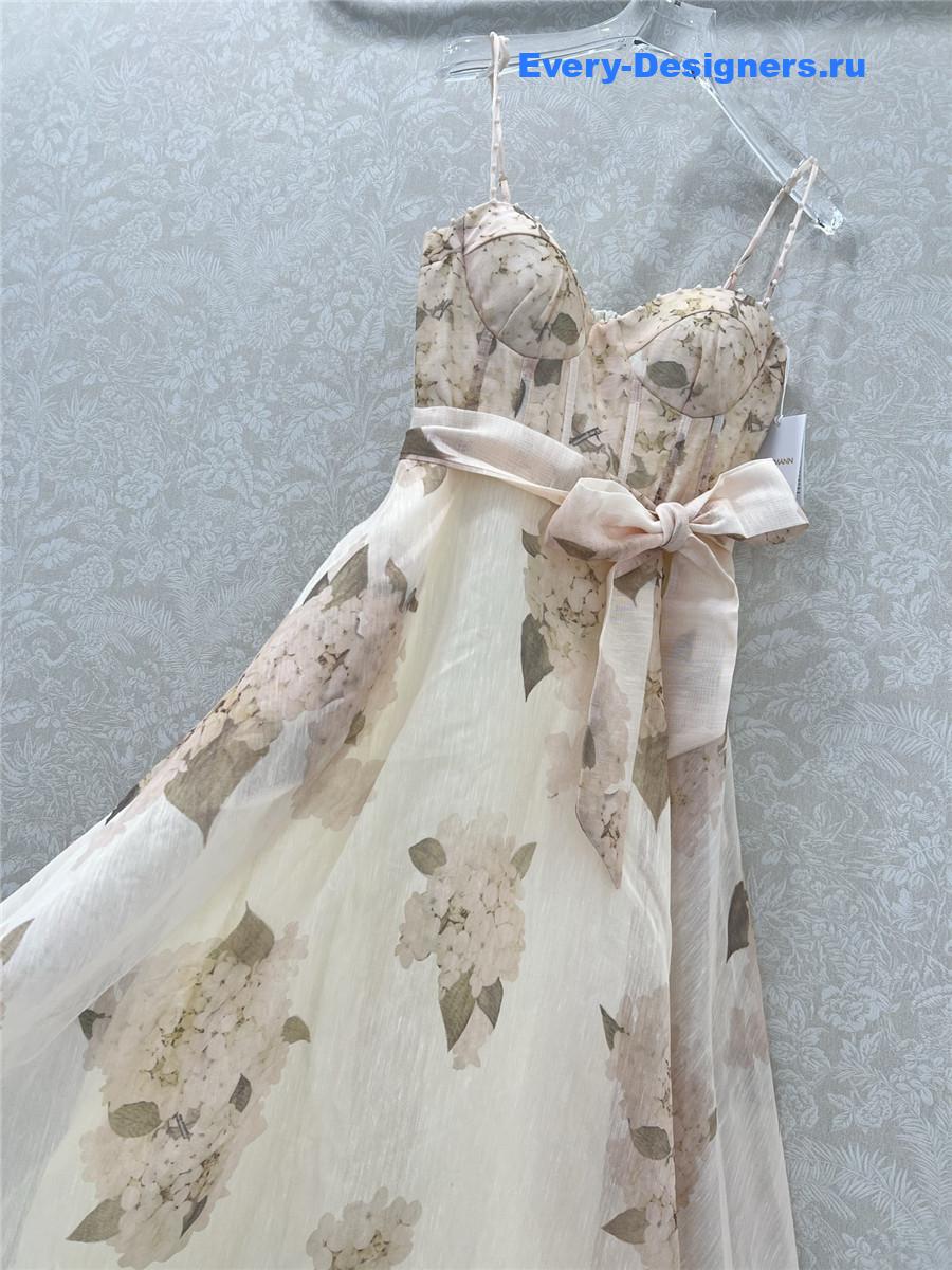 Zimm Hydrangea Slip Dress