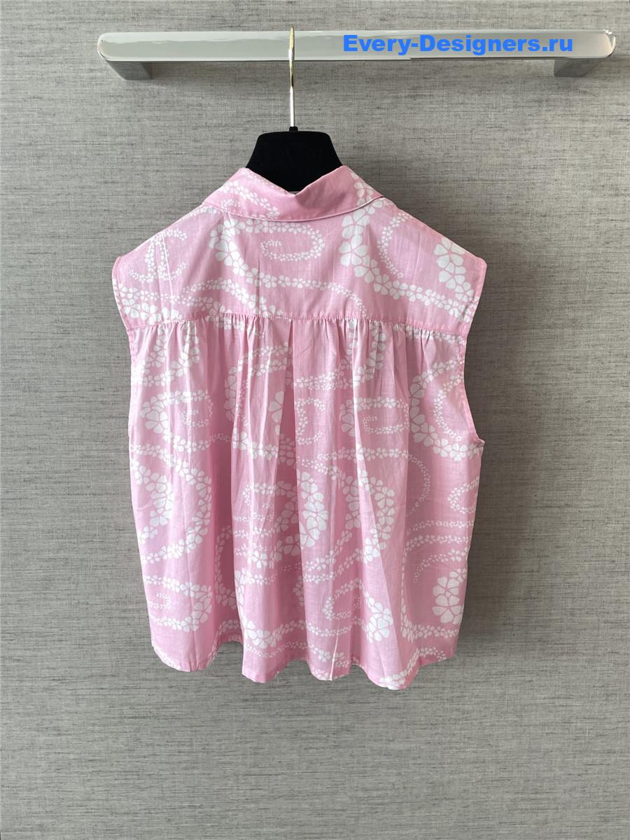 Ch**el coco beach pink vest