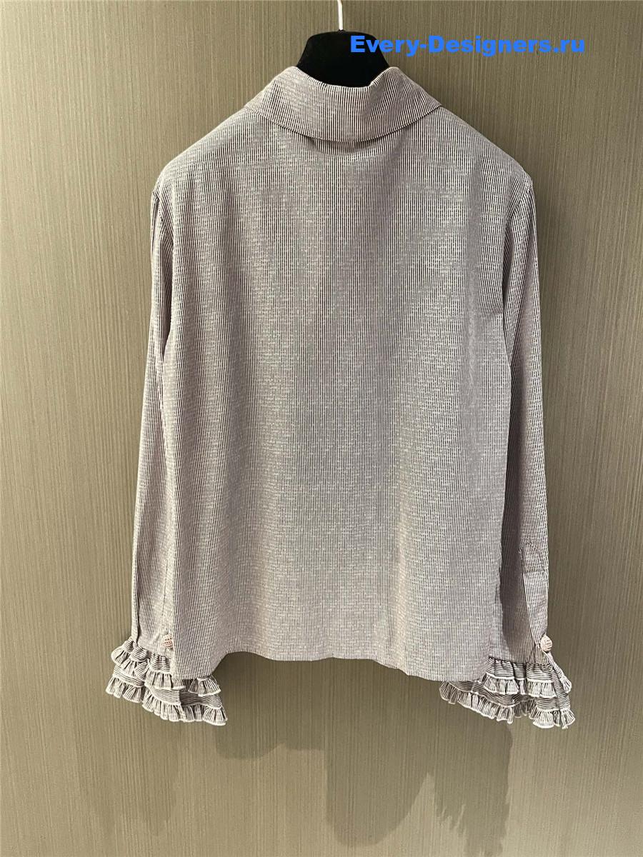 Ch**el grey lace shirt
