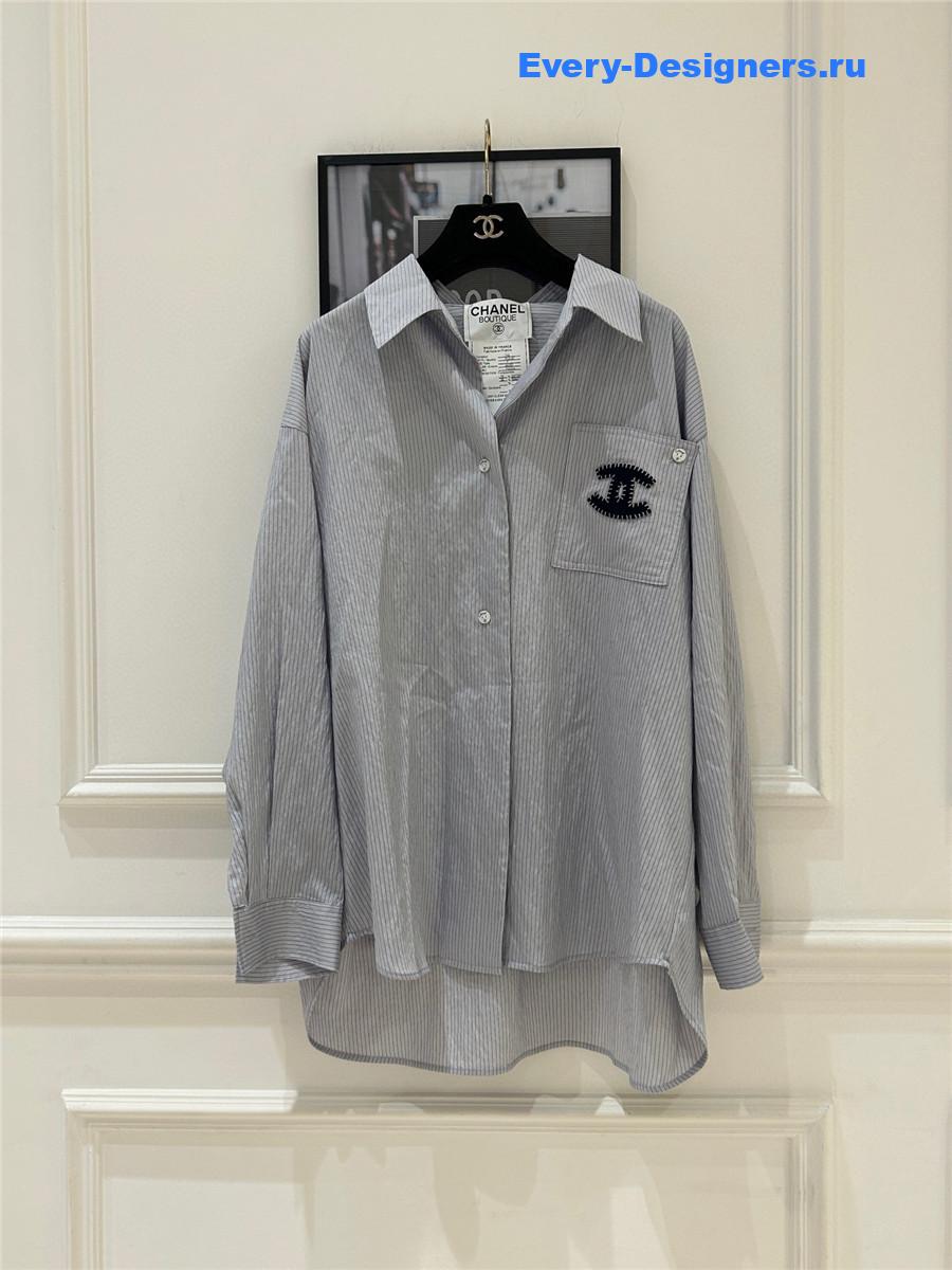 Ch**el classic stripe shirt