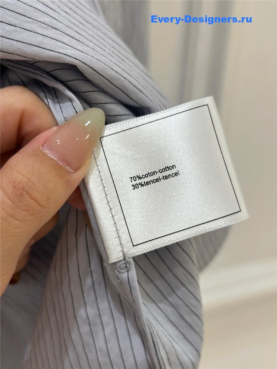 Ch**el classic stripe shirt