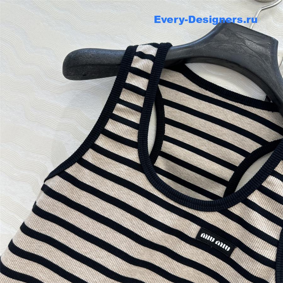 Miu Miu Women’s Black Tank Top