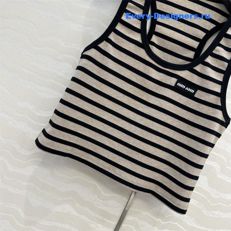 Miu Miu Women’s Black Tank Top